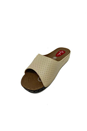 Ayden 7603-24 Anatomik Trend Dolgu Topuklu  Kadın Terlik