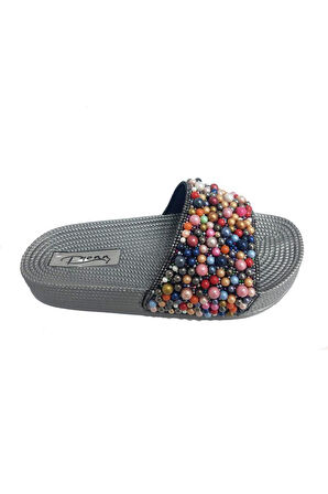 Pienn 20037-004 Anatomik Fashion Bonculuklu Kadın Terlik