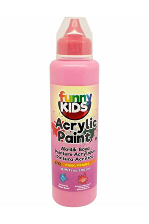 Funny Kids Akrilik Boya Pembe 500 ml