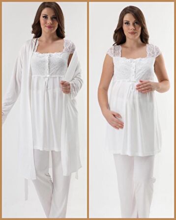 ELİT 3200 HAMİLE LOHUSA 2021 YENİ SEZON SADE VE ŞIK 3 LÜ LOHUSA