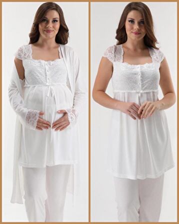 ELİT 3200 HAMİLE LOHUSA 2021 YENİ SEZON SADE VE ŞIK 3 LÜ LOHUSA