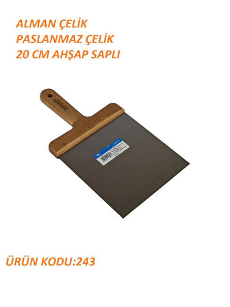 DEKOR MACUN KÜREĞİ ALMAN ÇELİK PASLANMAZ ÇELİK 20 CM KODU :243