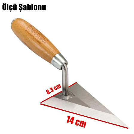 DEKOR TAMİR MALASI  14 CM 1 ADET GÖNDERİLİR KOD :285 