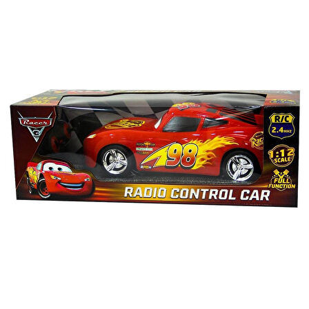 1:12 Şarjlı Uzaktan Kumandalı Cars (Şimşek McQueen) Racer Araba