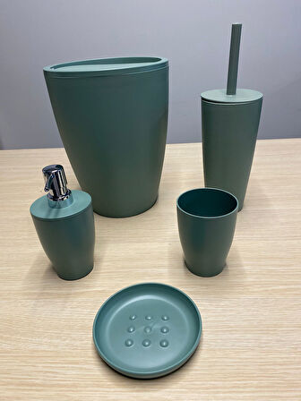 Primanova Pure 5 Li Banyo Seti Nil Yeşili M-SAS14-05