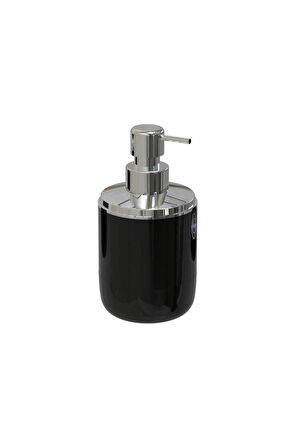 EV M-SA06-06-P LİMA XL SIVI SABUNLUK KROM  SİYAH