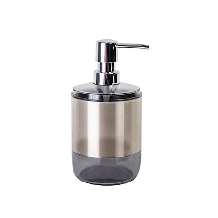 Primanova Lima Xl Sıvı Sabunluk Şeffaf Siyah - Ev M-Sa06-25