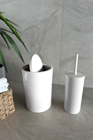 Prima Nova Flores 2'li Banyo Seti - Beyaz