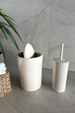 Prima Nova Flores 2'li Banyo Seti - Bej