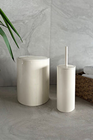 Prima Nova Flores 2'li Banyo Seti - Bej