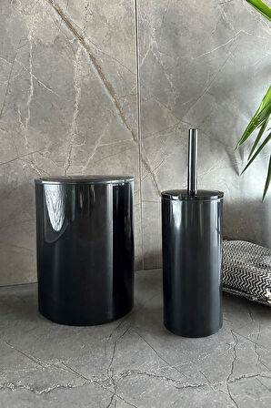 Prima Nova Flores 2'li Banyo Seti - Siyah