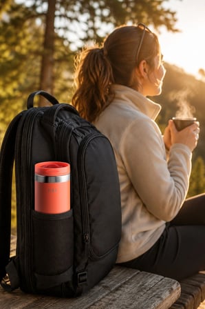 Fika Tauko Termos Bardak 470 Ml Kırmızı