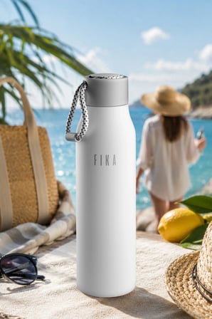 Fika Rento Vakumlu Termos Şişe 600 Ml Beyaz