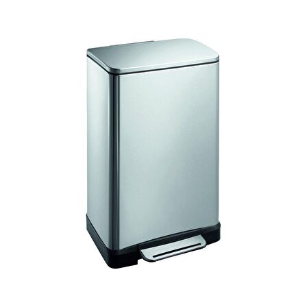 Primanova D-14679 Paslanmaz Çelik Çöp Kovası Pedallı 30 Lt. E-Cube