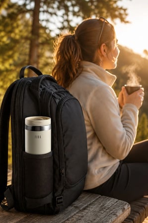 Fika Tauko Termos Bardak 470 Ml Bej