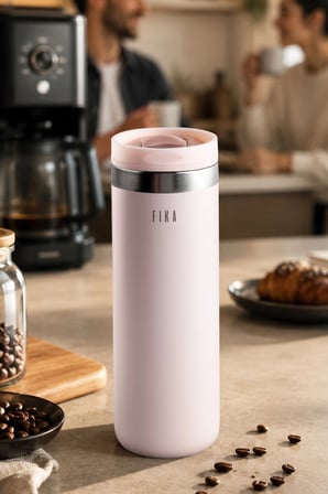 Fika Tauko Termos Bardak 470 Ml Pudra