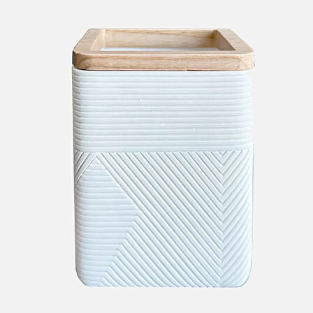 Primanova Madera Diş Fırçalık Beyaz