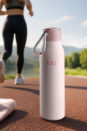 Fika Rento Vakumlu Termos Şişe 600 Ml Pudra