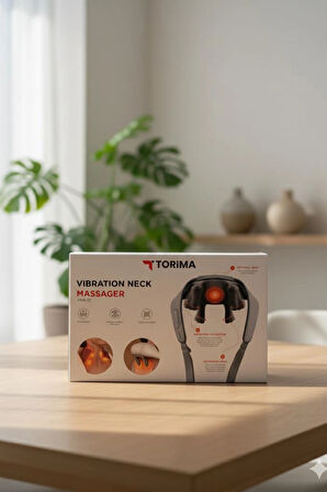 Torima VNB-01 Titreşimli Omuz ve Boyun Masaj Aleti  Isıtıcılı 3D Yoğun Masaj Başlığı