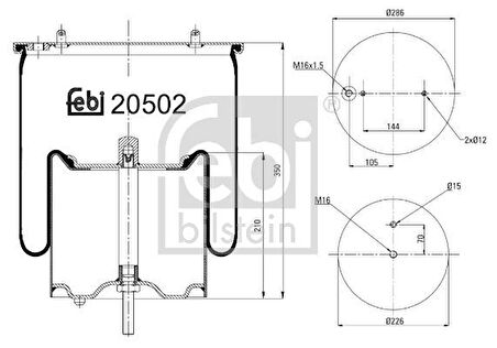 Scanıa Truck Havalı Suspansıyon Korugu Scanıa - Febi 20502