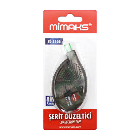 Mimaks Şerit Silici Daksil 5mmx8m SD-8108 12 Adet