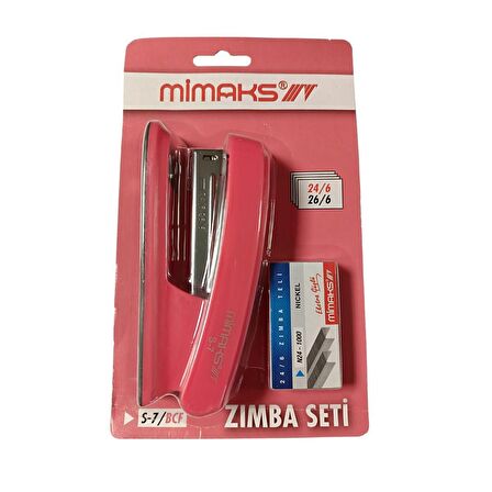 MİMAKS S-7/BCF  ZIMBA & 24/6  BLİSTER SET - FUŞYA