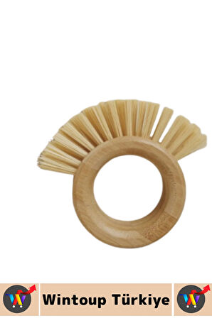 Ergonomik Kolay Tutuş Sert Bitkisel Kıllı Havuç Patates Pancar Turp Sebze Meyve Yıkama Fırçası