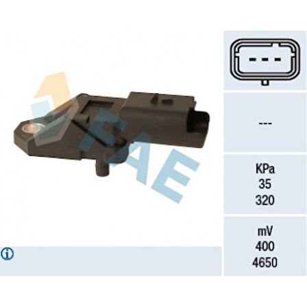 Ford Gaz Kelebek Sensoru Fiesta 11> B Max 13> Courırer 13> Euro C5 Citreon C6 2.2 Hdi C5 2.2 Hdi - Fae 15107