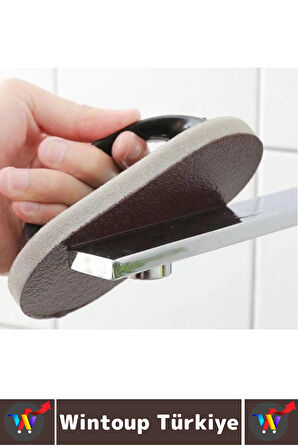 Ergonomik Mutfak Tencere Tava Zorlu Kirleri Sökücü Banyo Fayans Temizleyici Saplı Bulaşık Süngeri