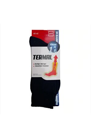 Erkek 3 Çift Bordo Kışlık Termal Çorap