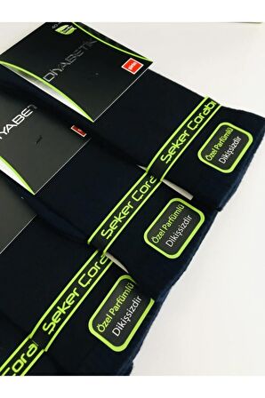 Erkek Diyabetik Çorap Özel Parfümlü Şeker Çorabı Lacivert 6'lı