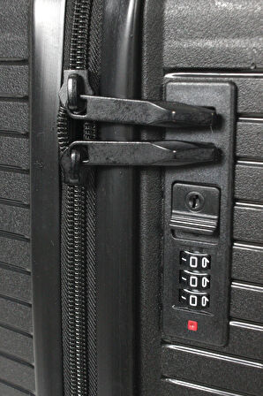 Ground 10728 PP Carmilla  Orta  Boy Valiz Siyah