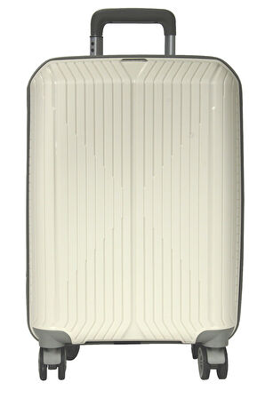 GRND 10728 PP SIRIUS- Büyük + Orta + Kabin Boy Valiz / Bavul Seti - Kemik/Şampanya