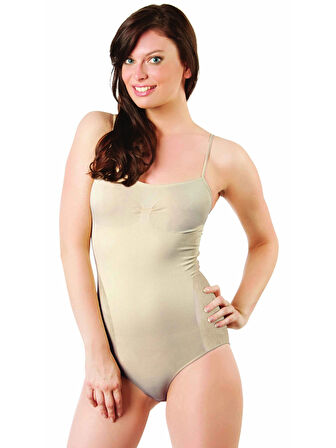Elite Life 876 K-14 Kadın İnce Askılı Korse Slip Body
