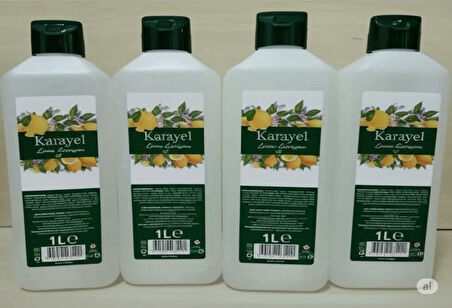 Karayel Limon Kolonyası 1 Litre 4 Adet