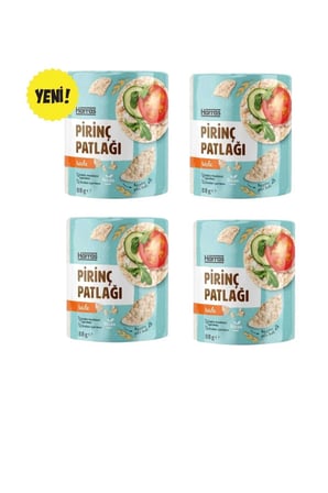 Sade Pirinç Patlağı 4 Adet (4x88g) - Glutensiz, Katkısız, Vegan