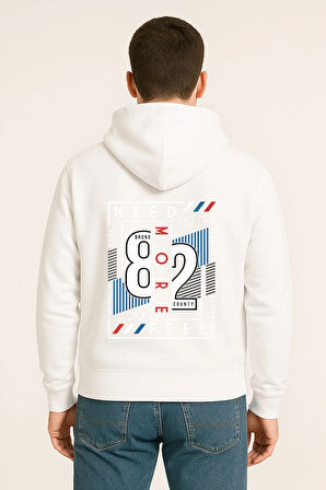 Need More Feel 82 Bronx Baskılı Oversize Hoodie – Unisex Kapüşonlu Sweatshirt