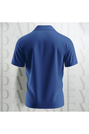 Regular Fit %100 Pamuk Polo Yaka Yarım Kollu Basic T-Shirt