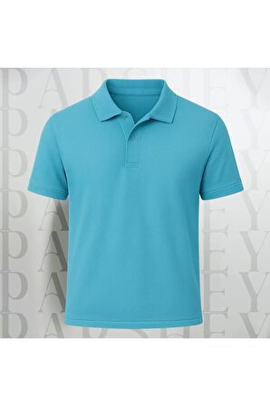 Regular Fit %100 Pamuk Polo Yaka Yarım Kollu Basic T-Shirt