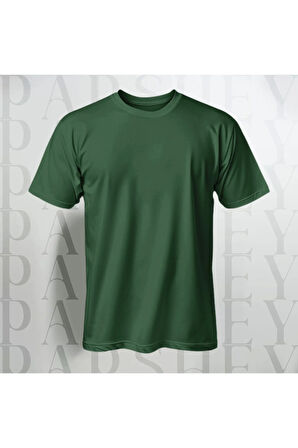 Oversize Unisex Yarım Kollu Bisiklet Yaka %100 Pamuk Baskısız T-shirt