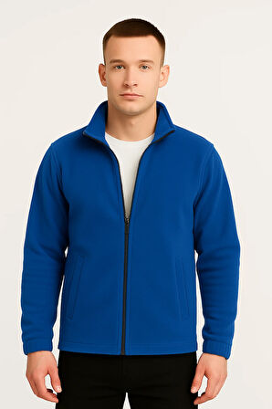 Erkek - Kadın Kalın Kışlık Tam Fermuarlı Regular Fit Polar Ceket