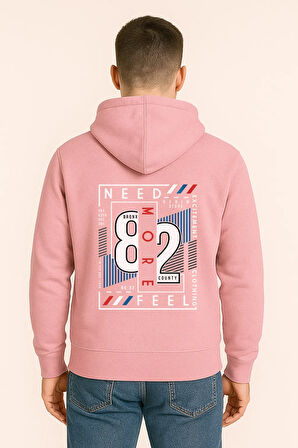 Need More Feel 82 Bronx Baskılı Oversize Hoodie – Unisex Kapüşonlu Sweatshirt