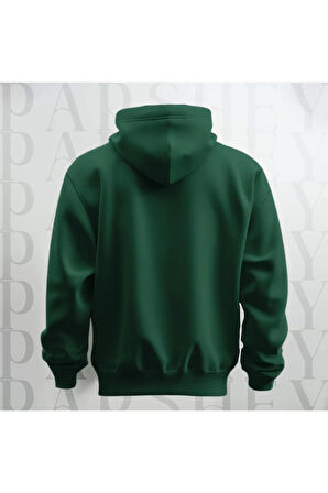 California Baskılı Kapüşonlu Sweatshirt Hoodie Kalın Kumaş 3 Iplik Şardonlu