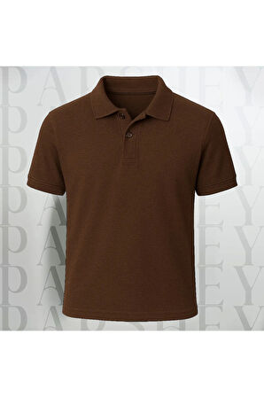 Regular Fit %100 Pamuk Polo Yaka Yarım Kollu Basic T-Shirt