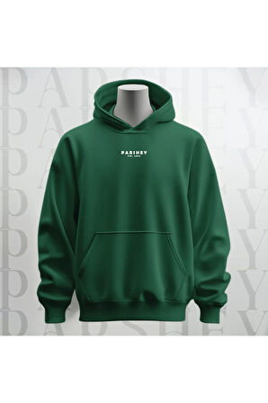 Take it Easy Yazı Sırt Baskılı Kapüşonlu Unisex Sweatshirt Hoodie Kalın Kumaş 3 İplik Şardonlu