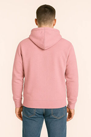 Erkek - Kadın Basic Kapüşonlu Sweatshirt - Oversize Rahat Kalıp Hoodie