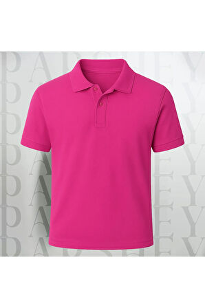 Regular Fit %100 Pamuk Polo Yaka Yarım Kollu Basic T-Shirt
