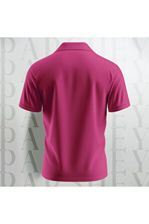 Regular Fit %100 Pamuk Polo Yaka Yarım Kollu Basic T-Shirt