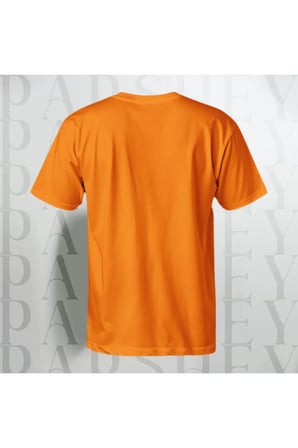 Erkek - Kadın Never Give Up Baskılı Unisex Yarım Kollu Bisiklet Yaka %100 Pamuk Oversize T-shirt