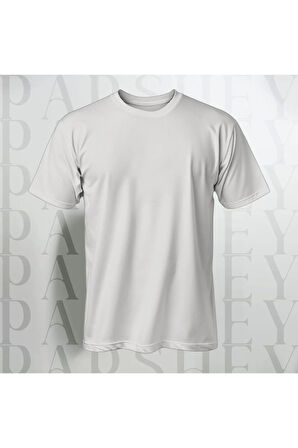 Oversize Unisex Yarım Kollu Bisiklet Yaka %100 Pamuk Baskısız T-shirt